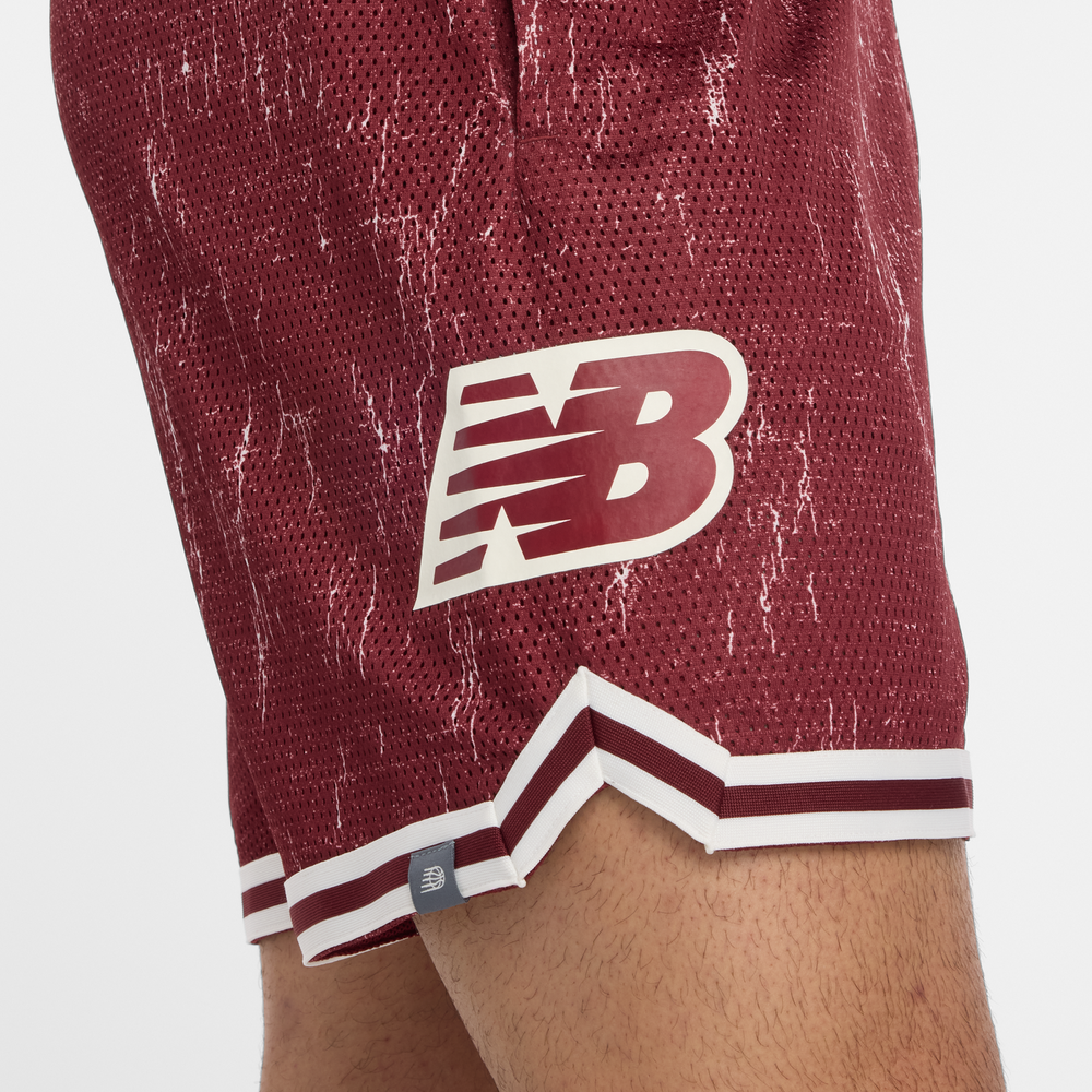 Férfi futónadrág New Balance MS53610MHB – bordó