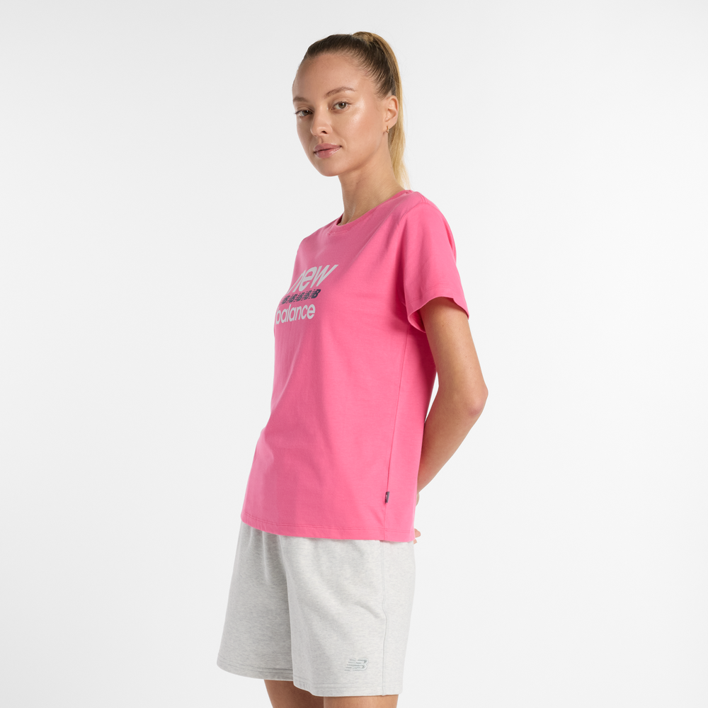 Női póló New Balance WT51540DAB – rózsaszín