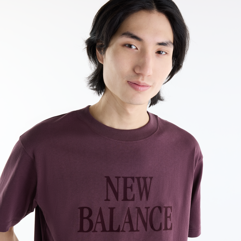 Férfi póló New Balance Athletics – bordó