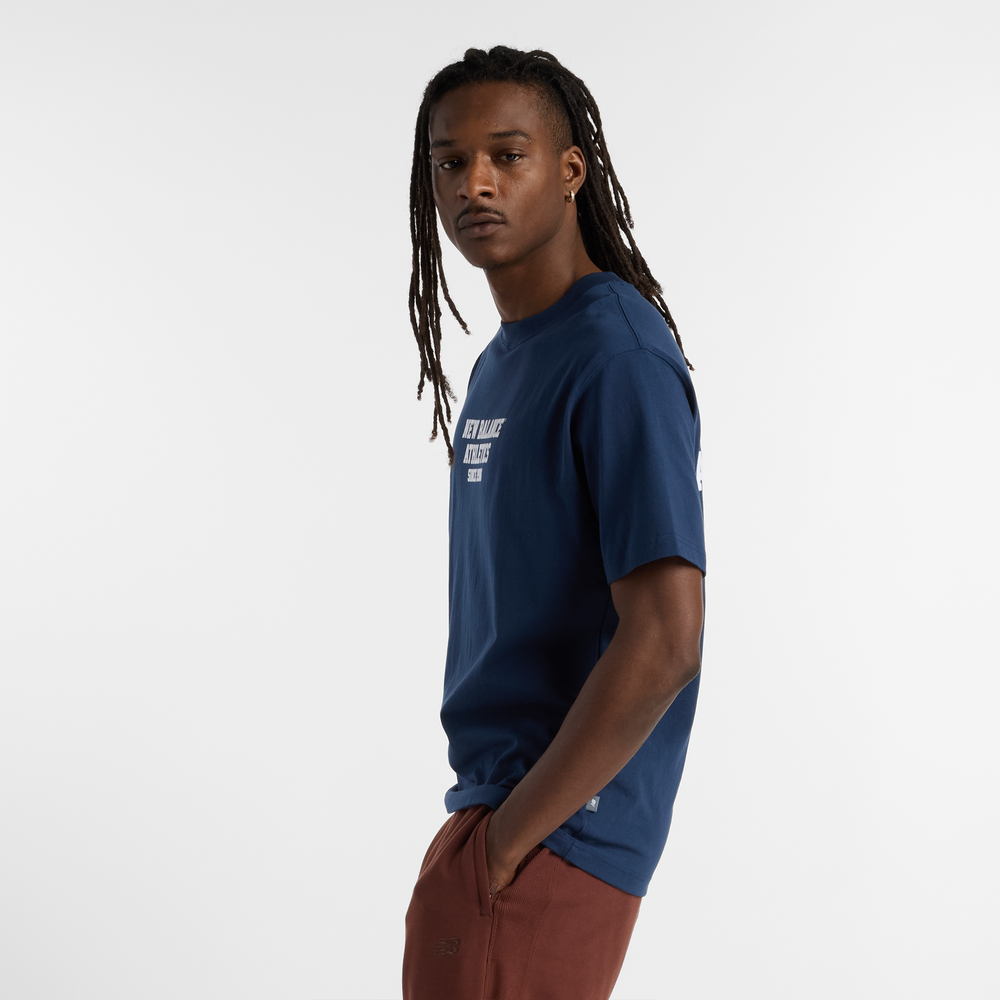 Férfi póló New Balance MT51526NNY – sötétkék