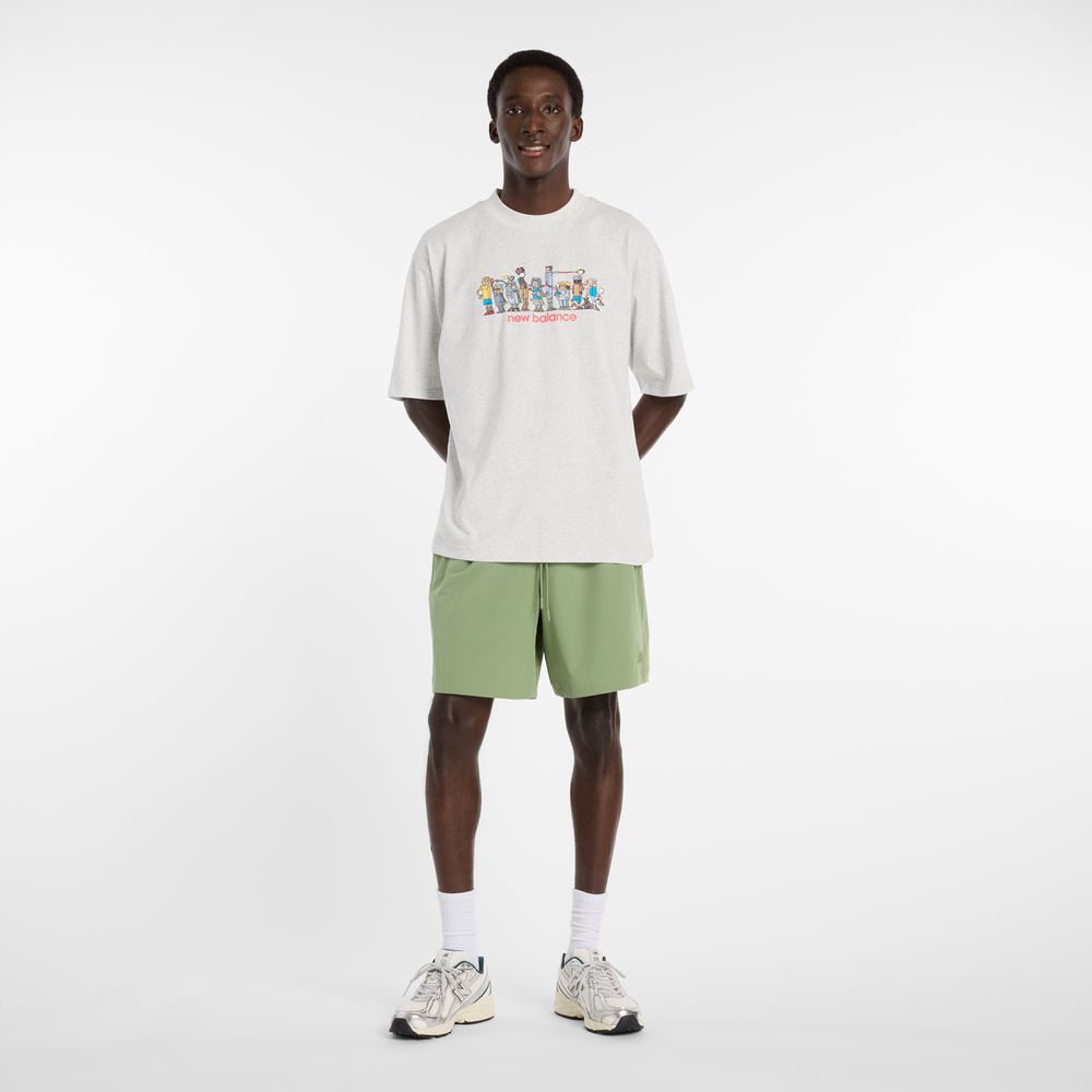 Férfi futónadrág New Balance MB6174CDAAR – zöld