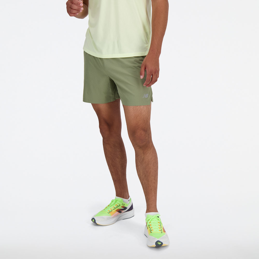 Férfi futónadrág New Balance MS41286DEK – zöld