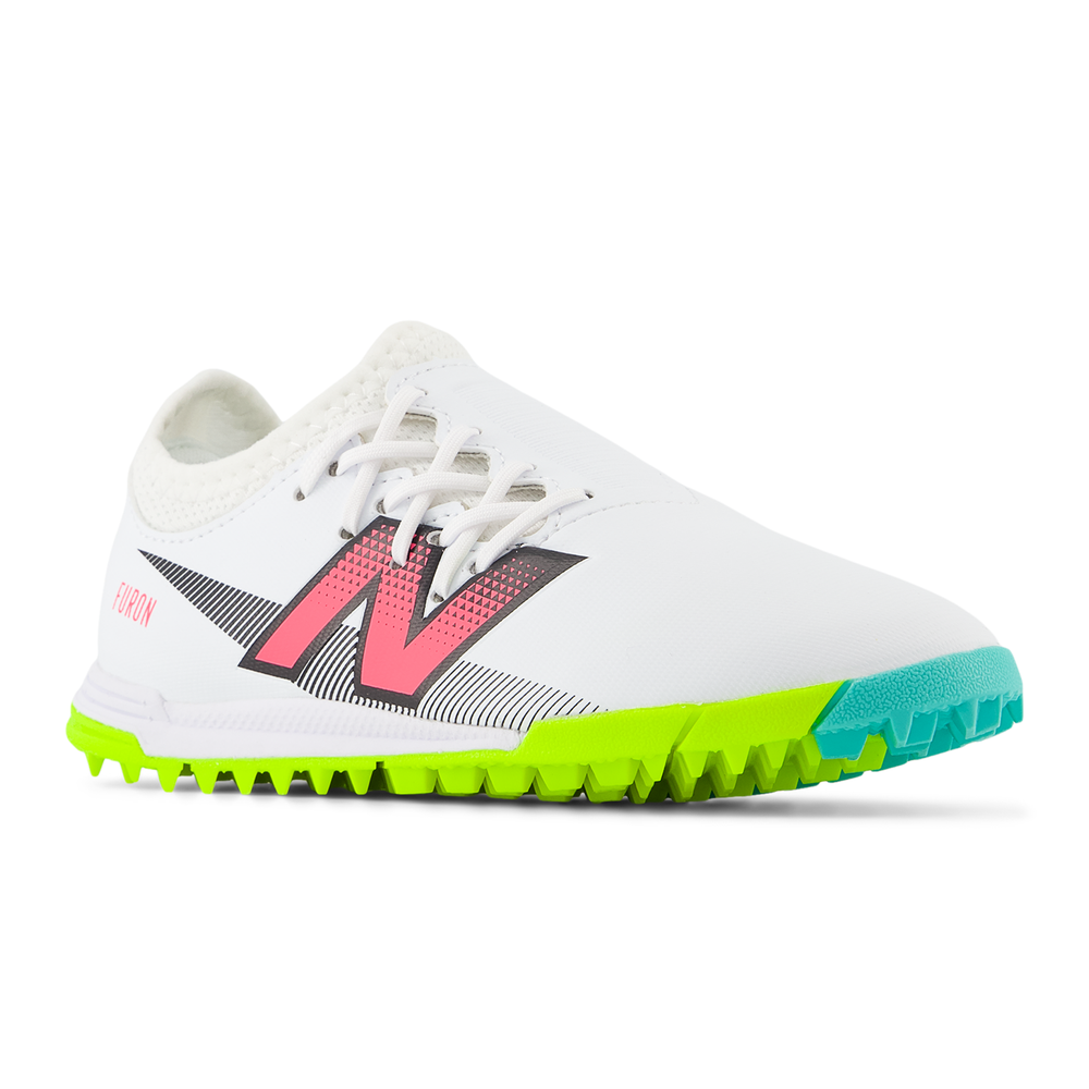 Gyermek turf cipő New Balance FURON DISPATCH JNR TF V7+ SJF3TH75 – fehér