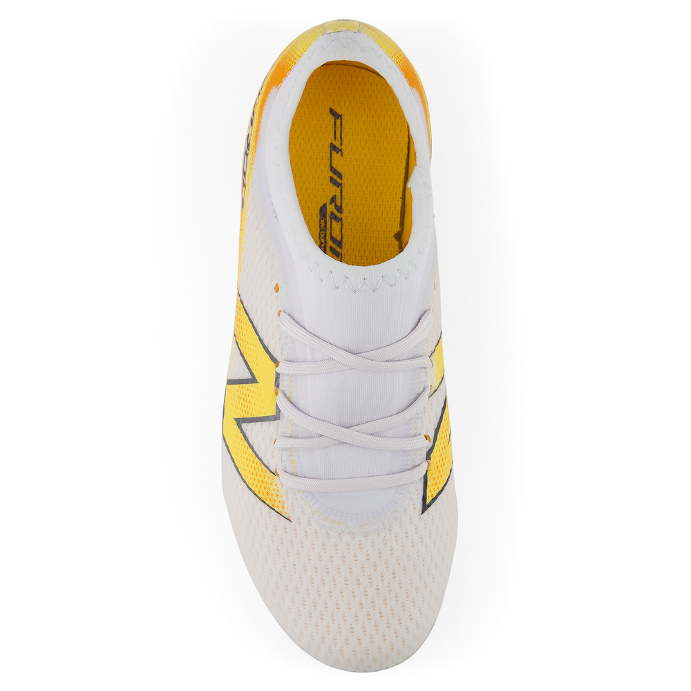 Gyermek focicipő New Balance FURON TEAM JNR FG V9 YF3F96W – narancssárga