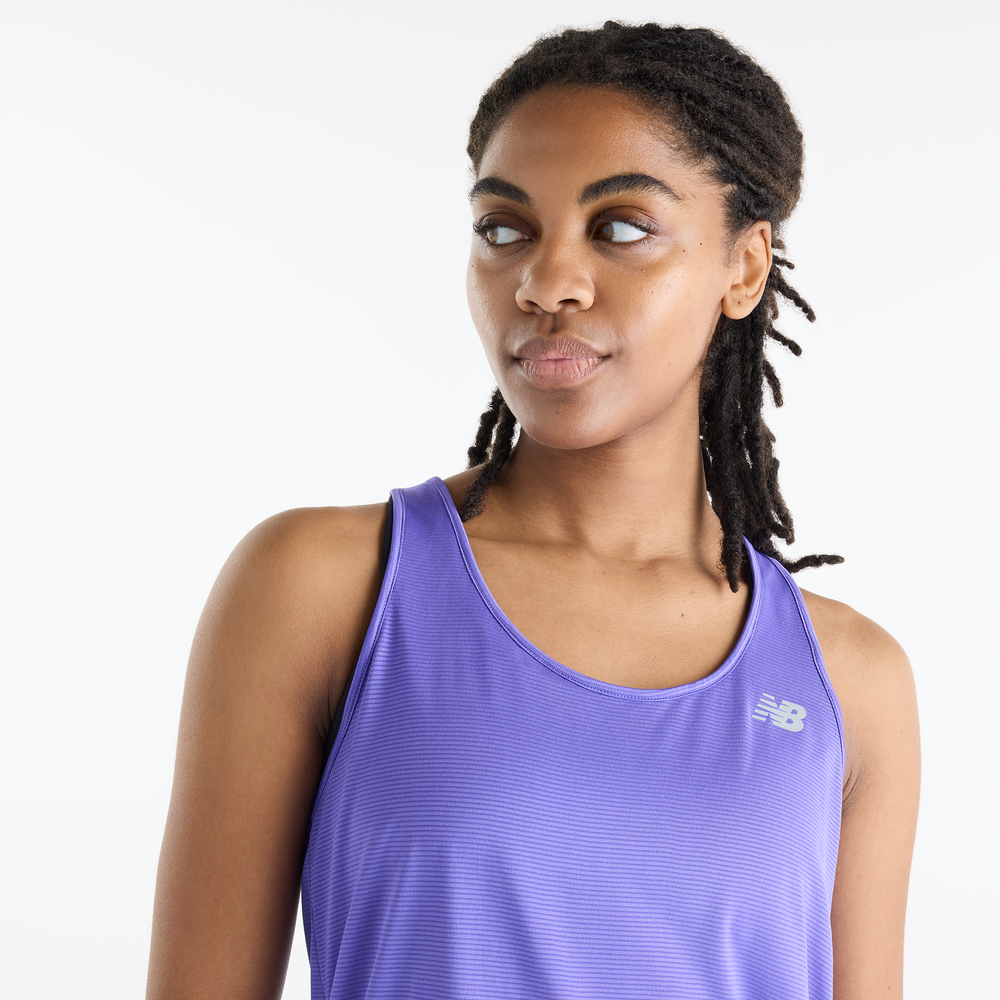 Női póló New Balance WT41220EPU – lila