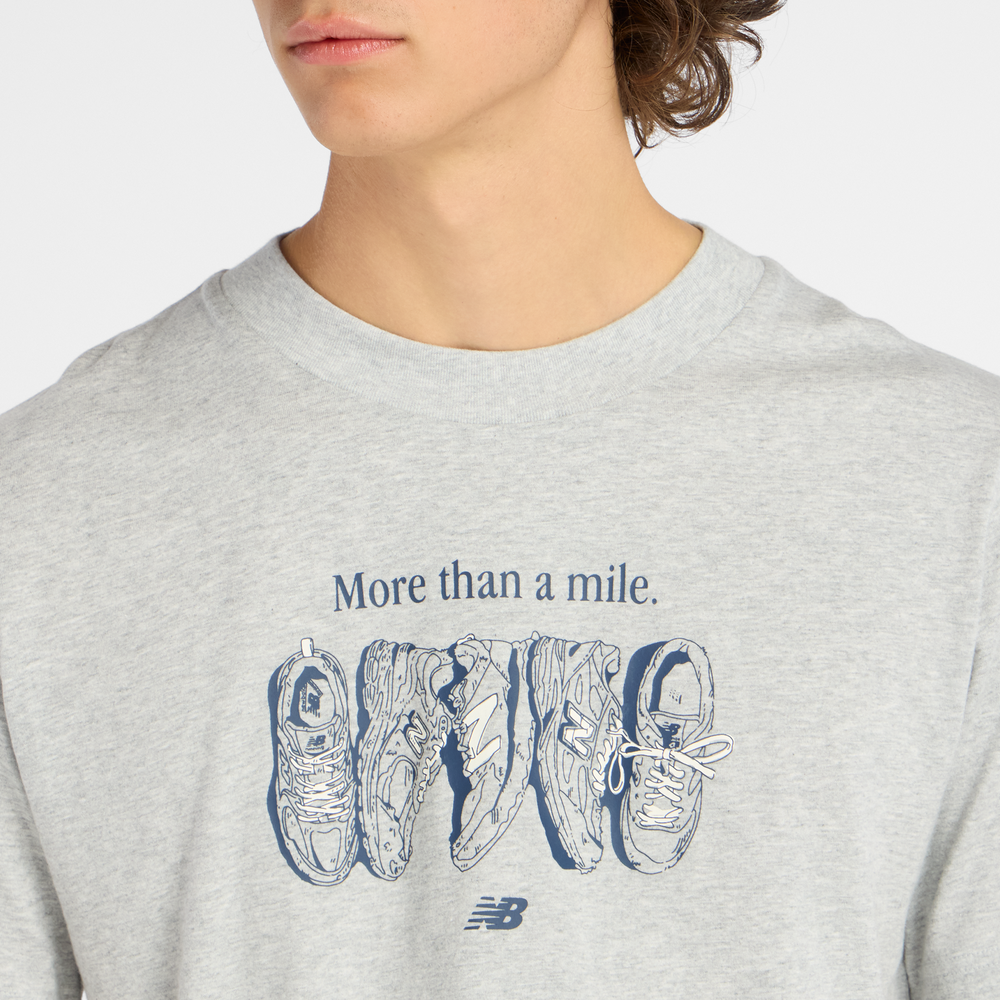 Férfi póló New Balance MT61778SAG – szürke