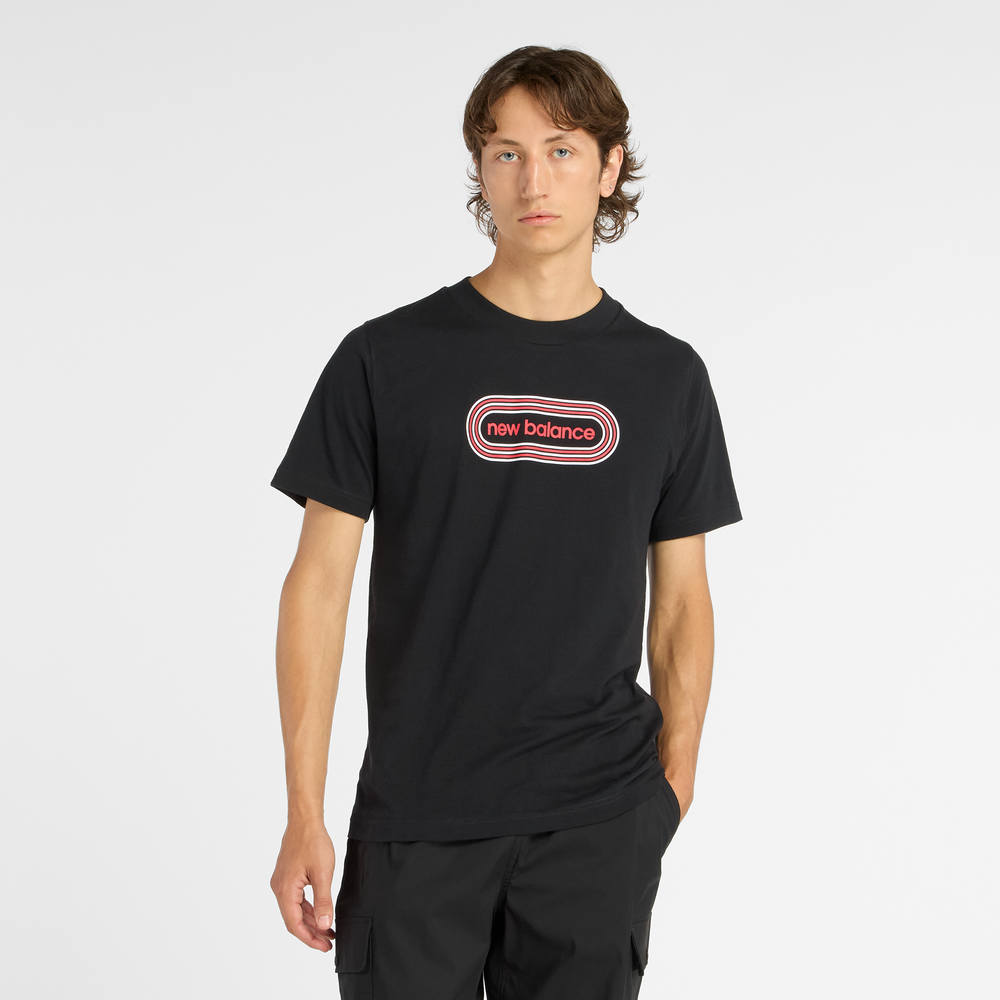 Férfi póló New Balance MT61C48BBK – fekete