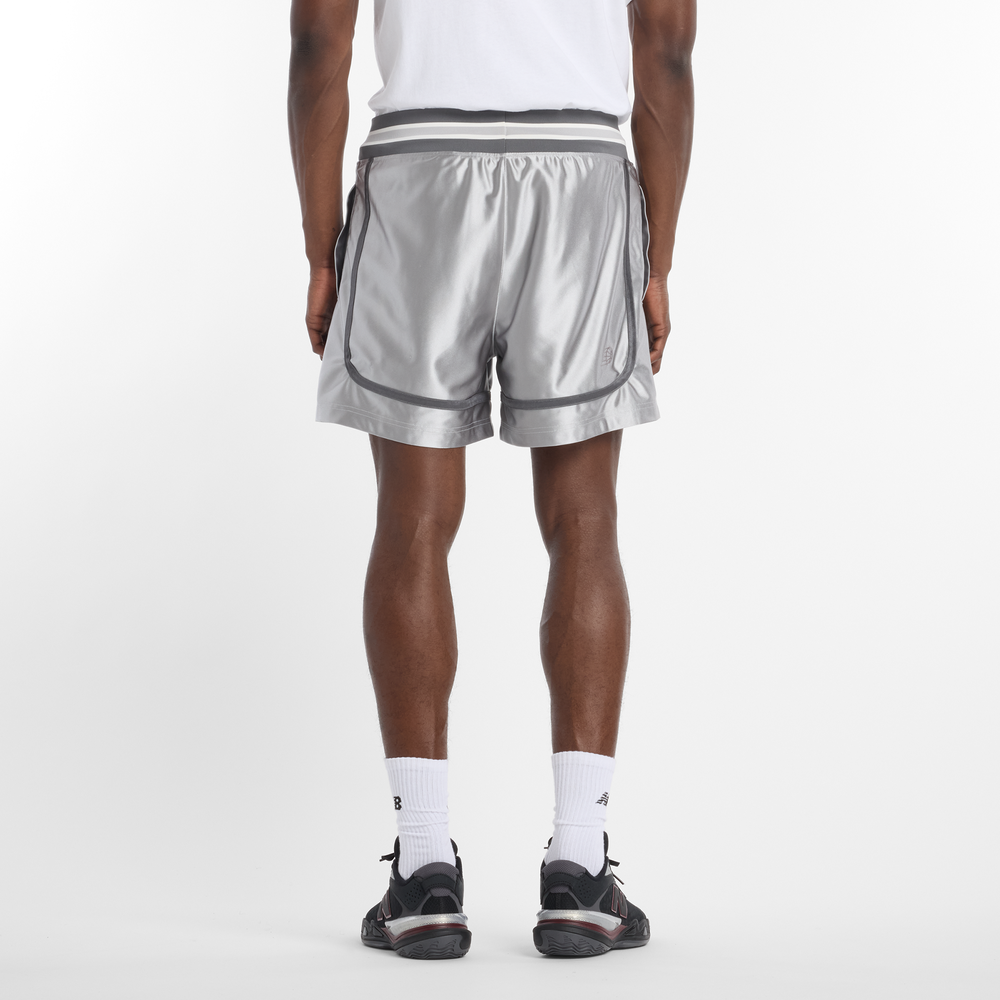 Férfi futónadrág New Balance MS51608RCD – ezüst