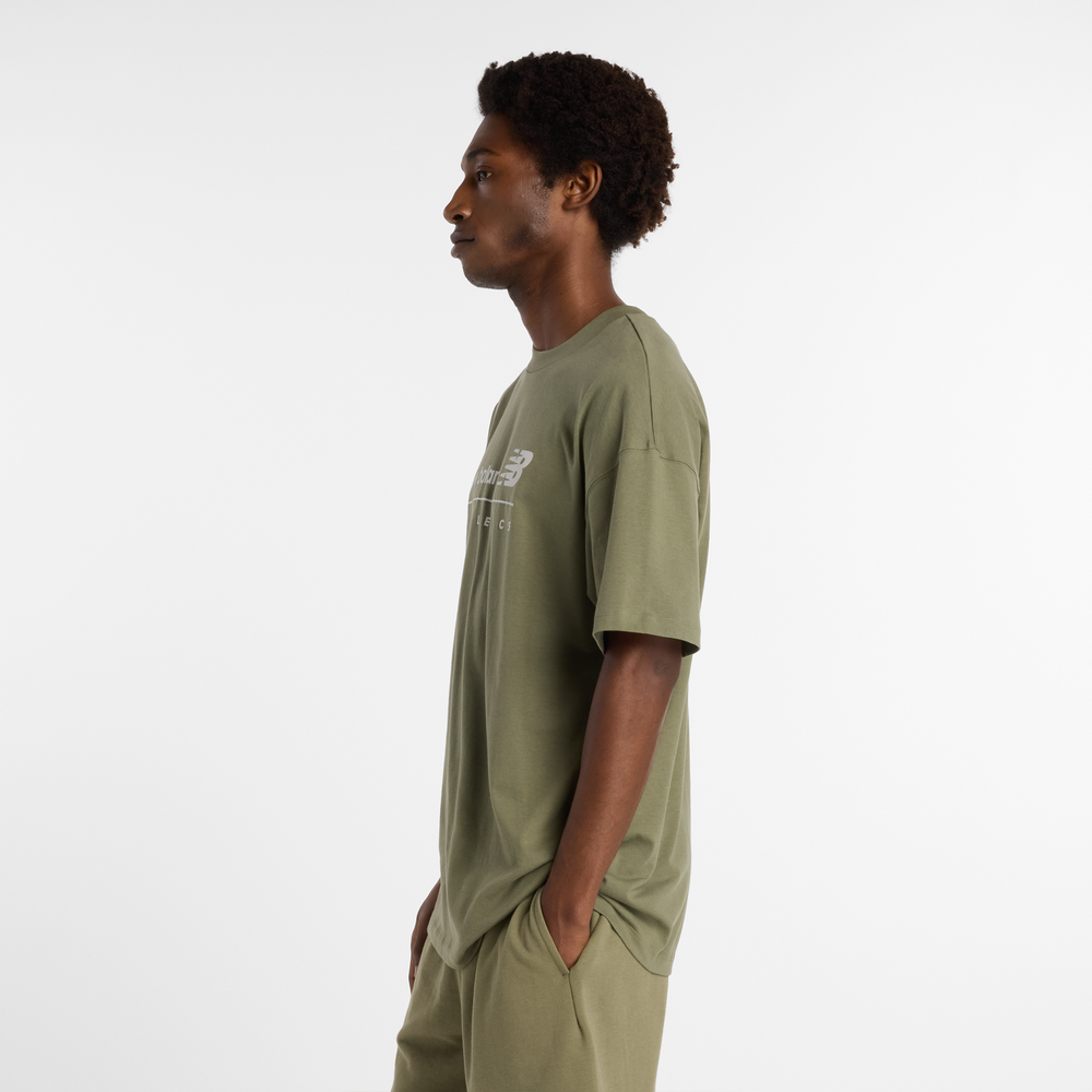 Férfi póló New Balance MT53525DEK – zöld