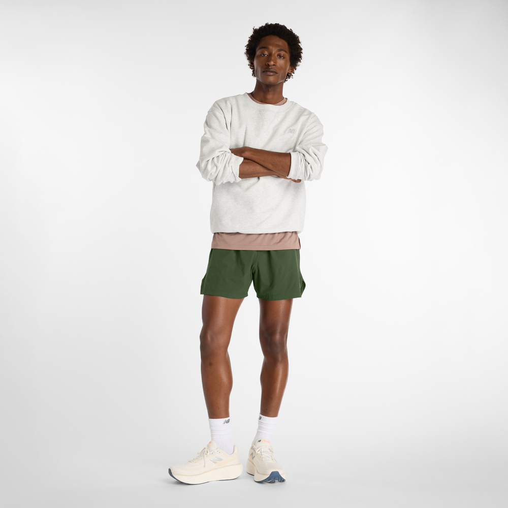 Férfi futónadrág New Balance MS41286DAE – zöld