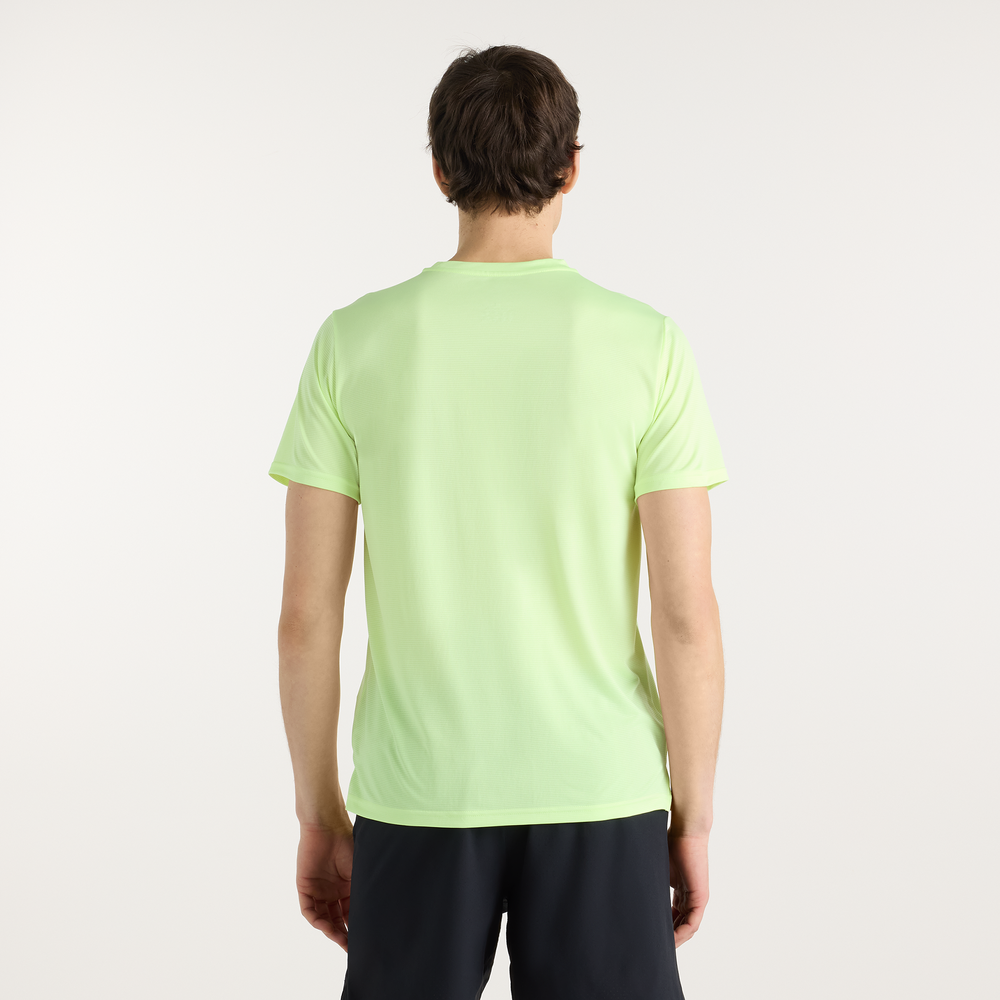 Férfi futópóló New Balance MT41222AFG – zöld