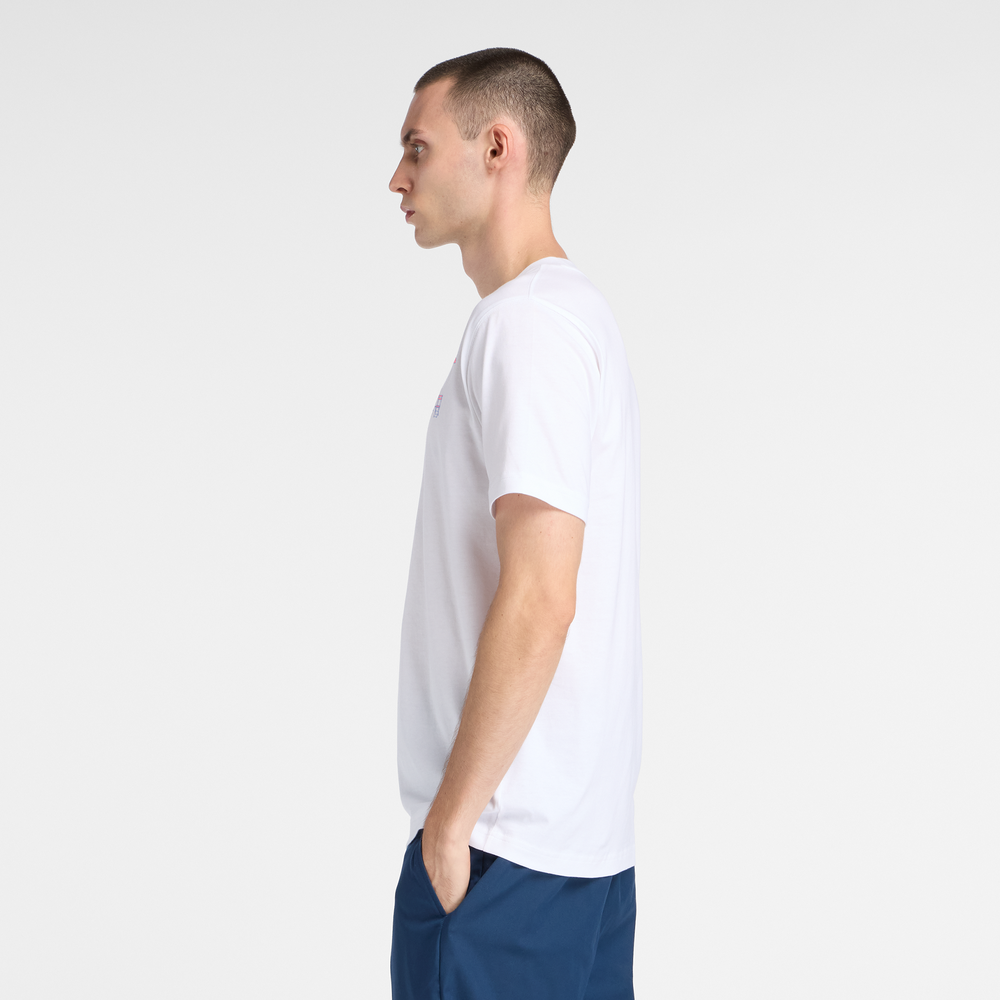 Férfi póló New Balance MT61T2QHWT – fehér