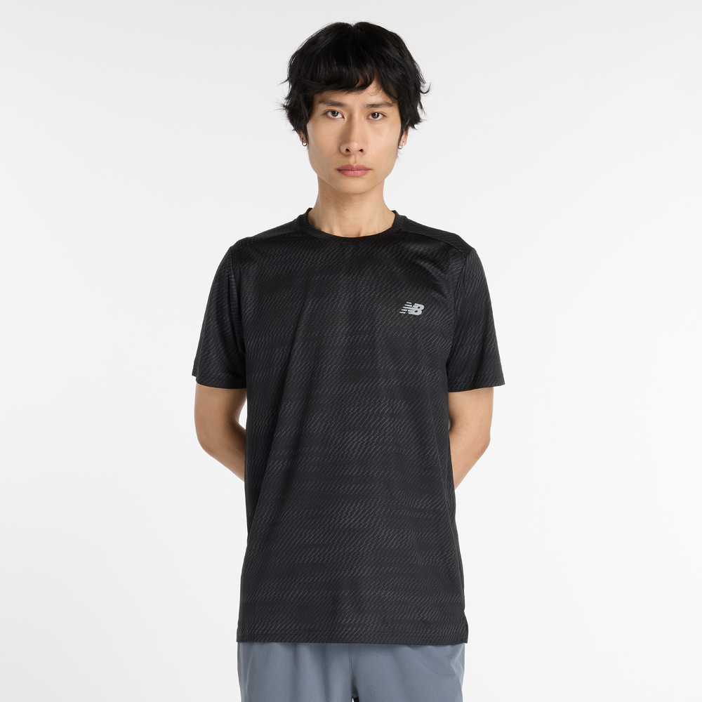 Férfi futópóló New Balance MT53217BK – fekete