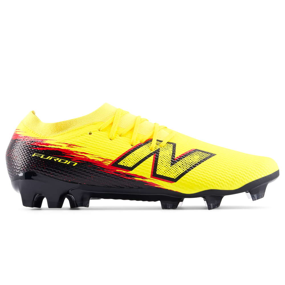 Férfi focicipő New Balance FURON TEAM FG V8 UF3F1WQ – sárga