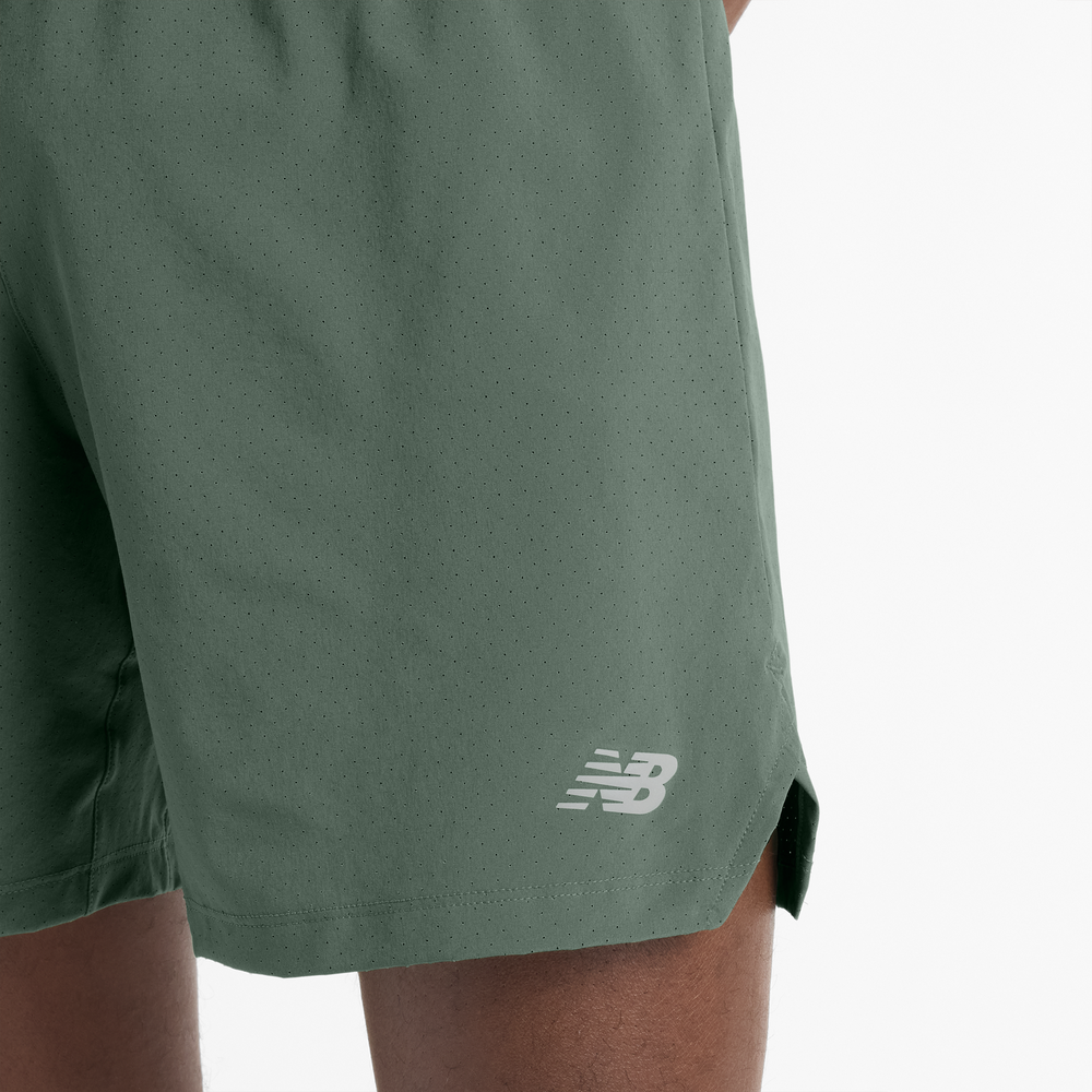 Férfi futónadrág New Balance MS41283DKJ – zöld