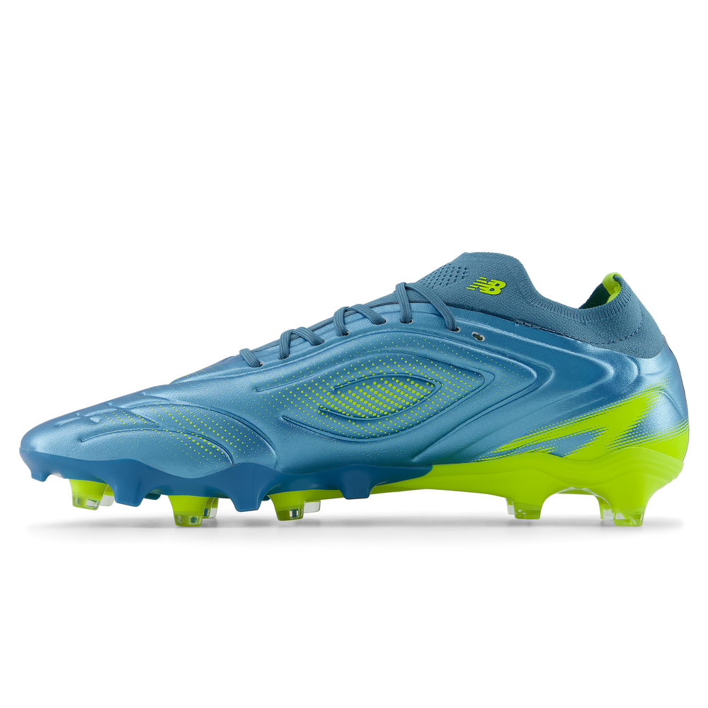 Férfi focicipő New Balance TEKELA PRO FG V5 UT2FL74J – kék