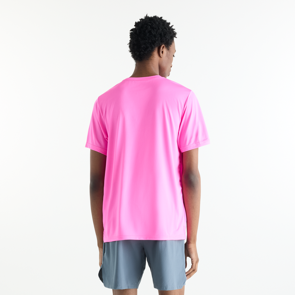 Férfi futópóló New Balance MT41222AAB – rózsaszín