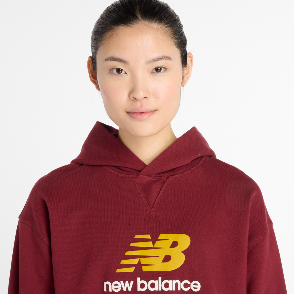 Női felső New Balance WT51501MHB – bordó