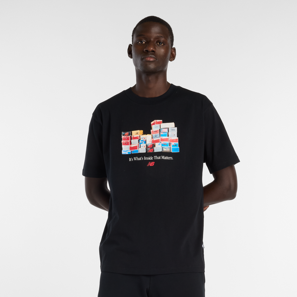 Férfi póló New Balance MT61H0DXBK – fekete