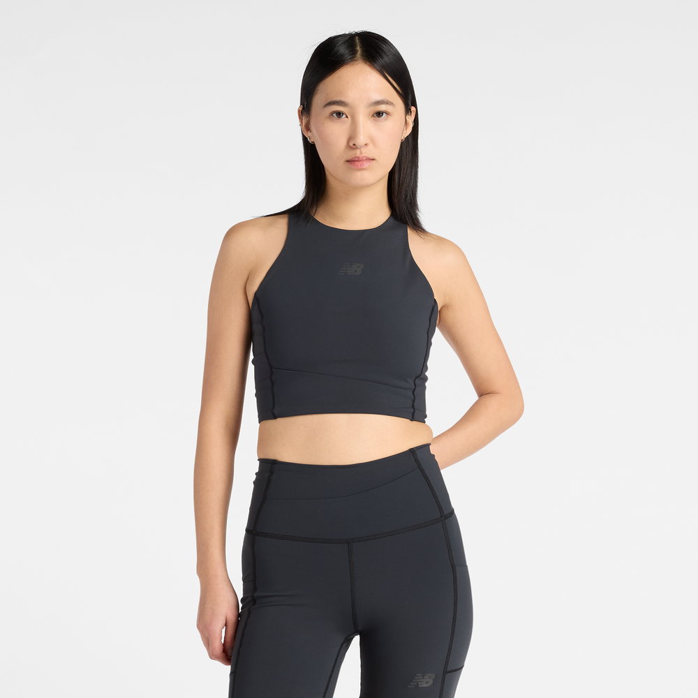 Női póló New Balance WT61P7F8BK – fekete