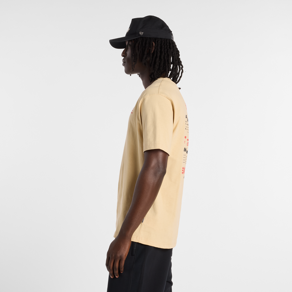 Férfi póló New Balance MT61H51DABC – sárga