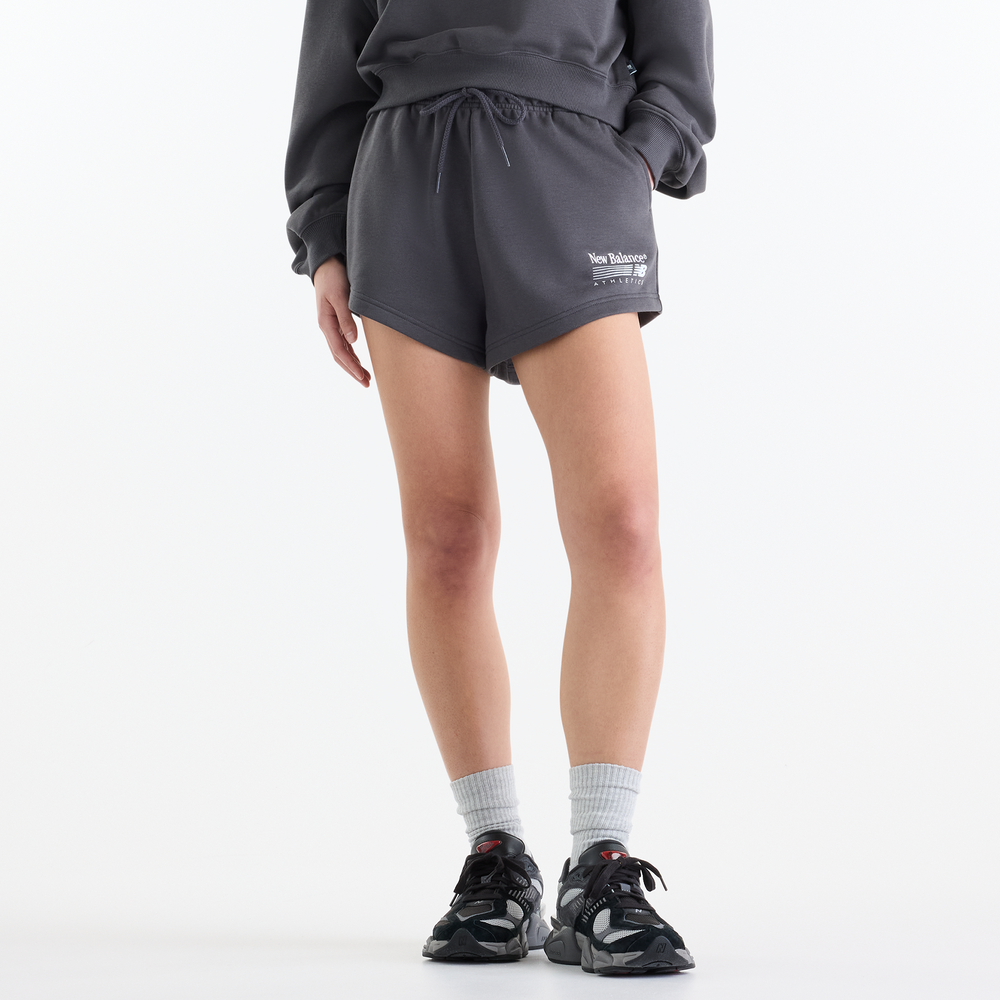 Női rövidnadrág New Balance WB62232JBLK – szürke