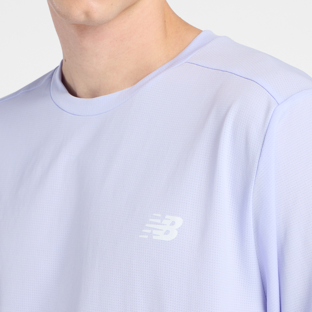 Férfi futópóló New Balance MT51801DYK – kék