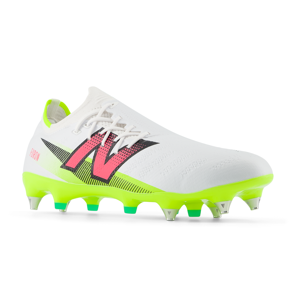 Férfi focicipő New Balance FURON PRO SG V7+ SF1SH75 – fehér