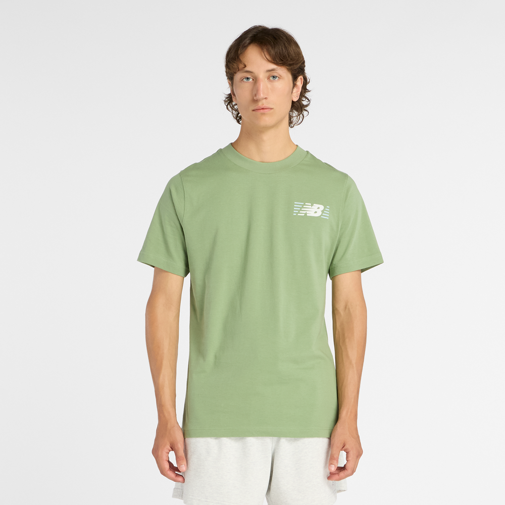 Férfi póló New Balance MT6179UMAAR – zöld
