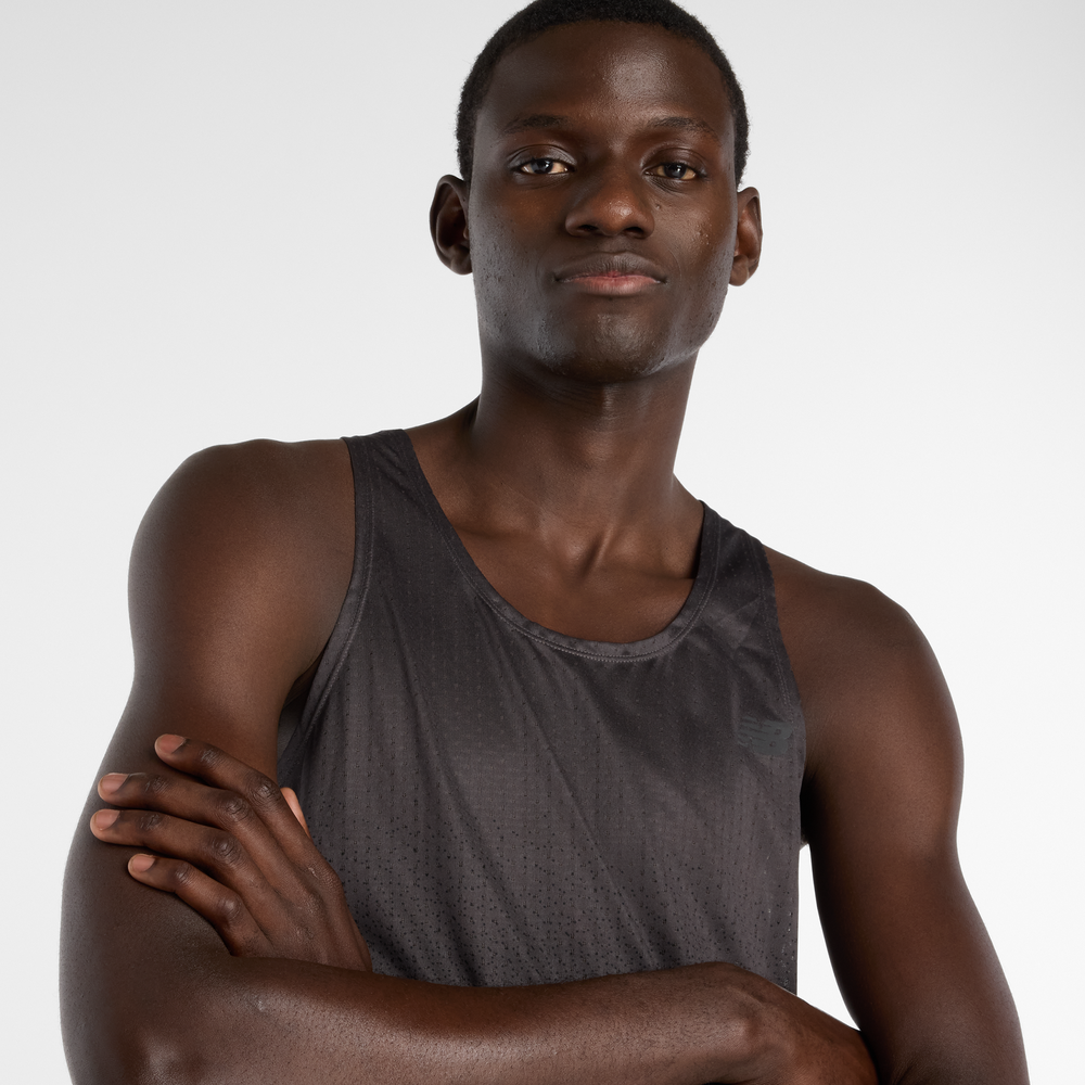 Férfi futópóló New Balance MT61S1LIBK – fekete