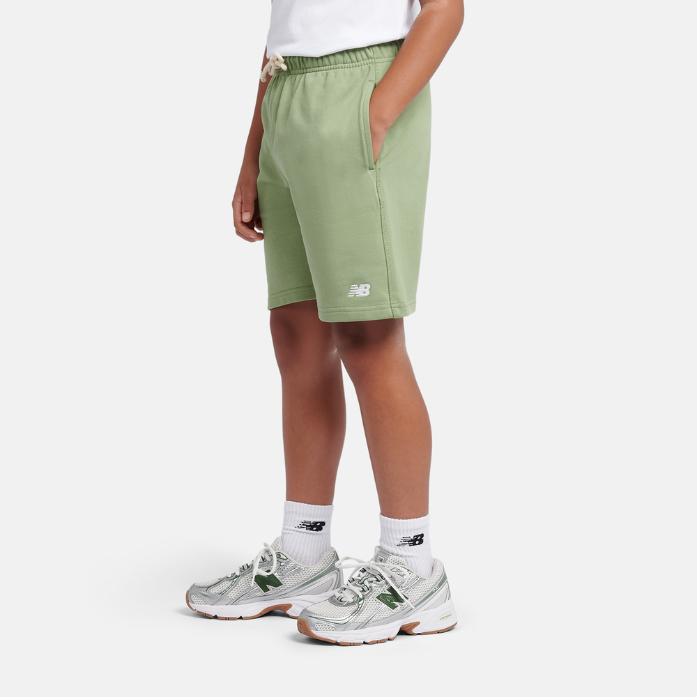 Gyermek rövidnadrág New Balance LAKB0008AAR – zöld