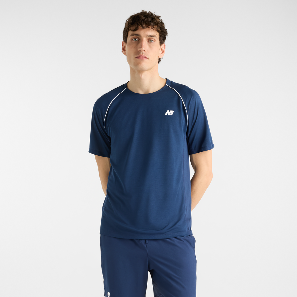 Férfi póló New Balance MT6116GMNNY – sötétkék