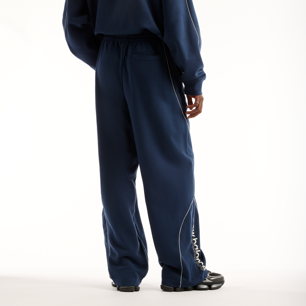 Férfi nadrág New Balance Trackside Pants – tsötétkék