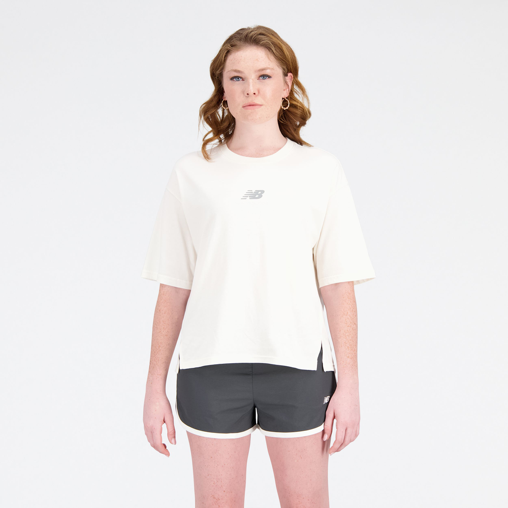 Női póló New Balance WT31511GIE – fehér
