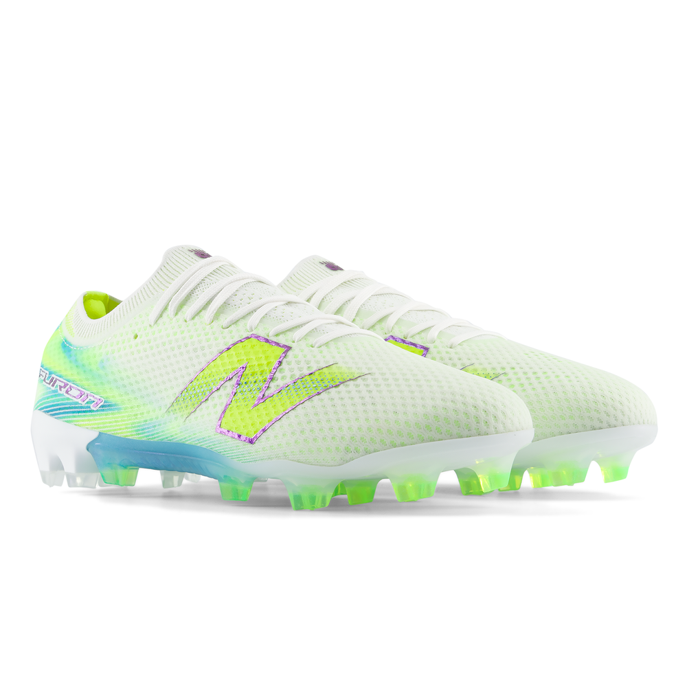 Férfi focicipő New Balance FURON ELITE FG V9 UF1F7R4 – fehér