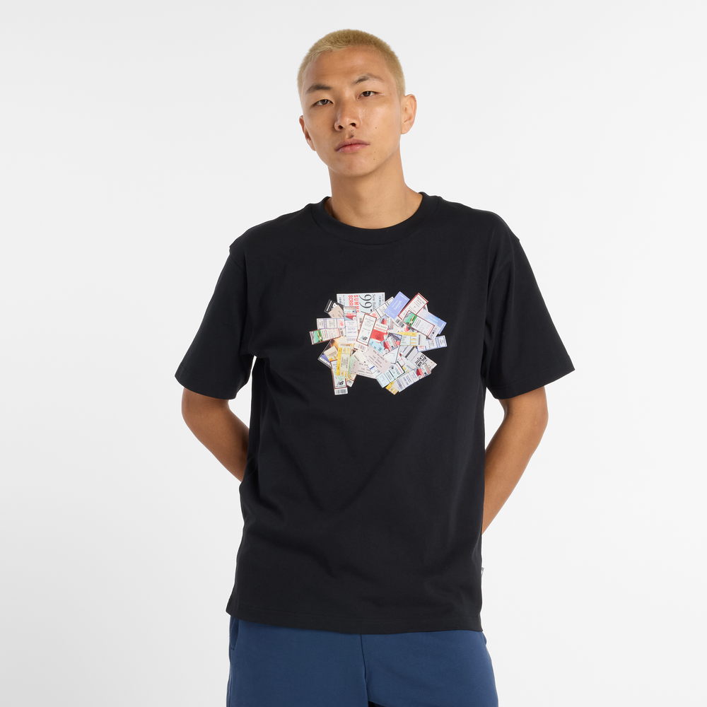 Férfi póló New Balance MT53905BK – fekete