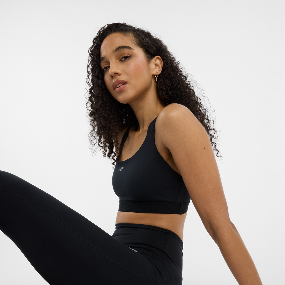 Sport melltartó New Balance WB51035BK – fekete