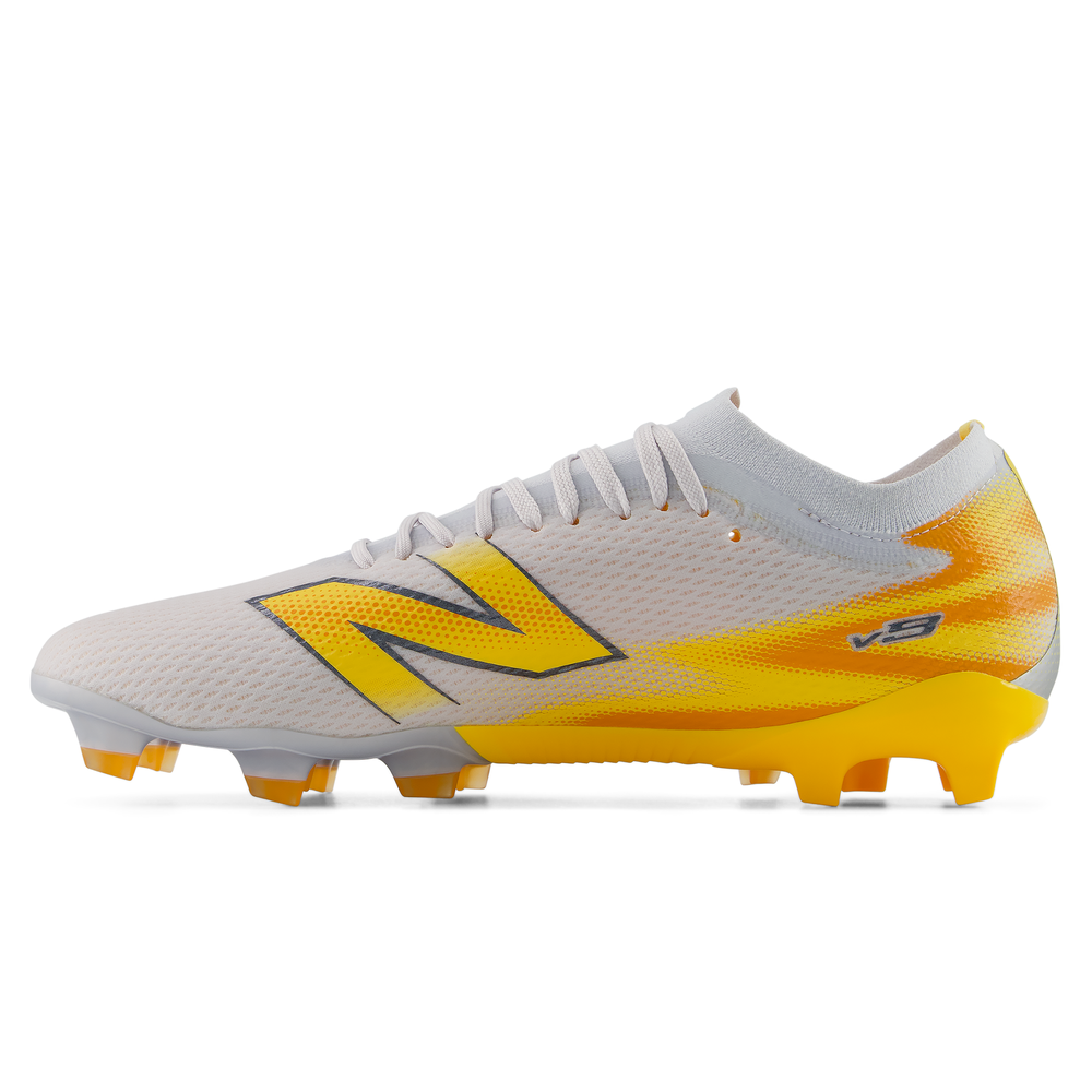 Férfi focicipő New Balance FURON TEAM FG V8 UF3F2IO – narancssárga