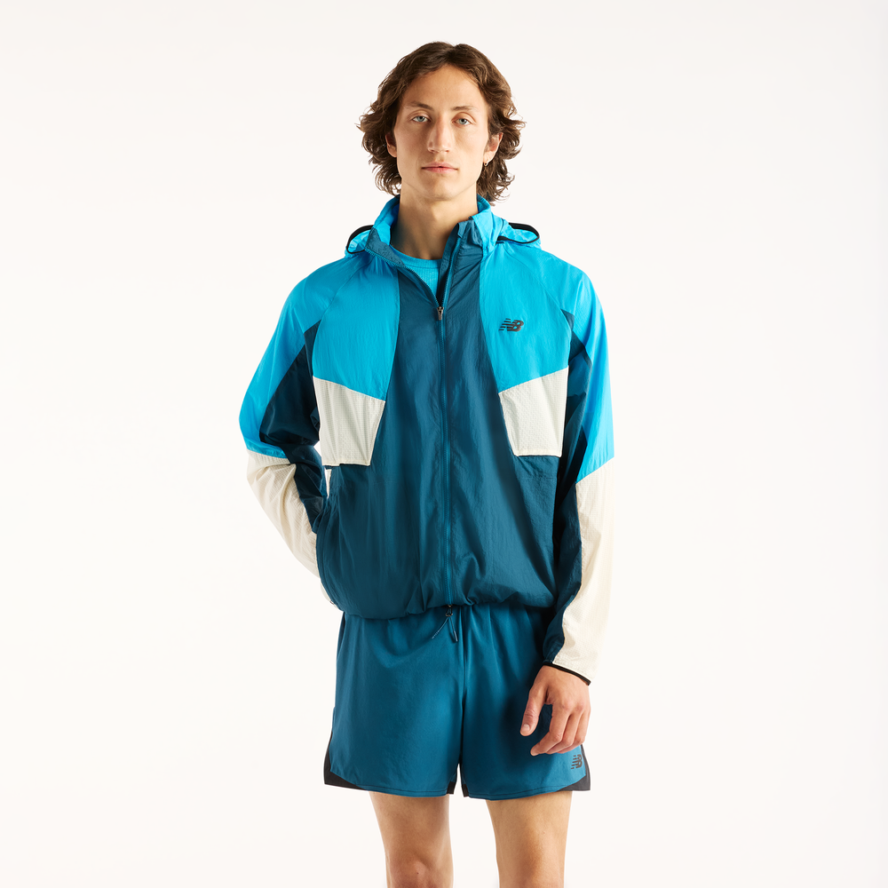 Férfi kabát New Balance MJ61U1I9STS – kék