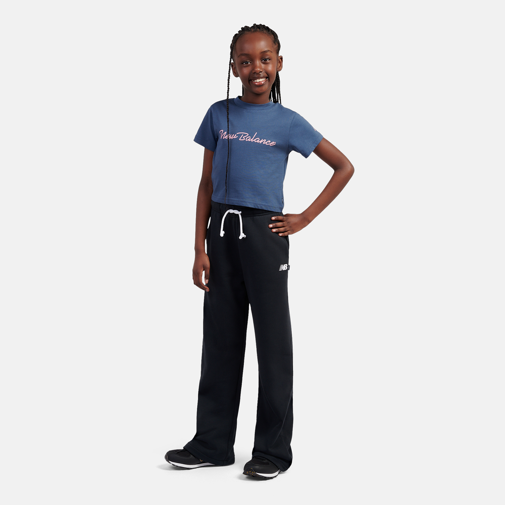 Gyerek nadrágok New Balance LAKG0216BK – fekete