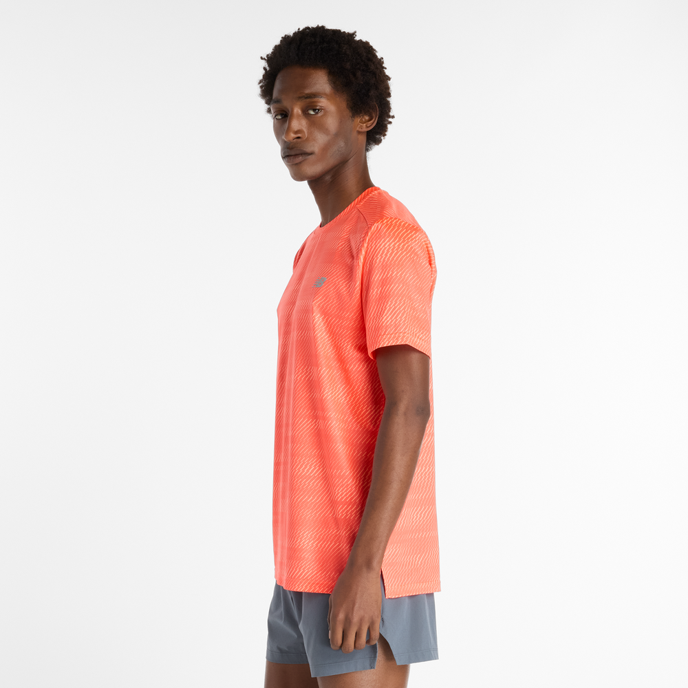 Férfi futópóló New Balance MT53217URR – narancssárga