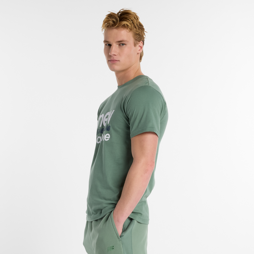 Férfi póló New Balance MT51940DKJ – zöld