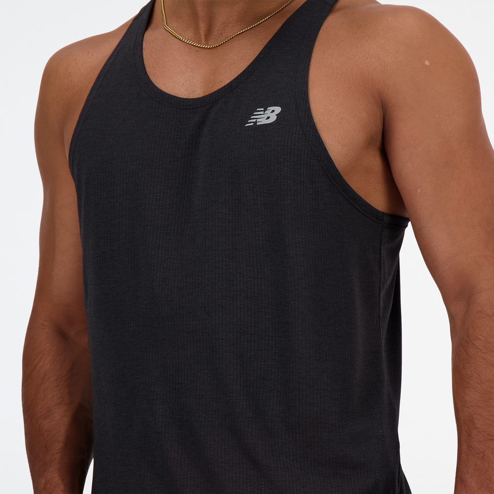 Férfi futópóló New Balance MT41250BK – fekete