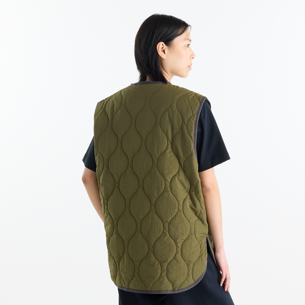 Női mellény New Balance Quilted – bézs