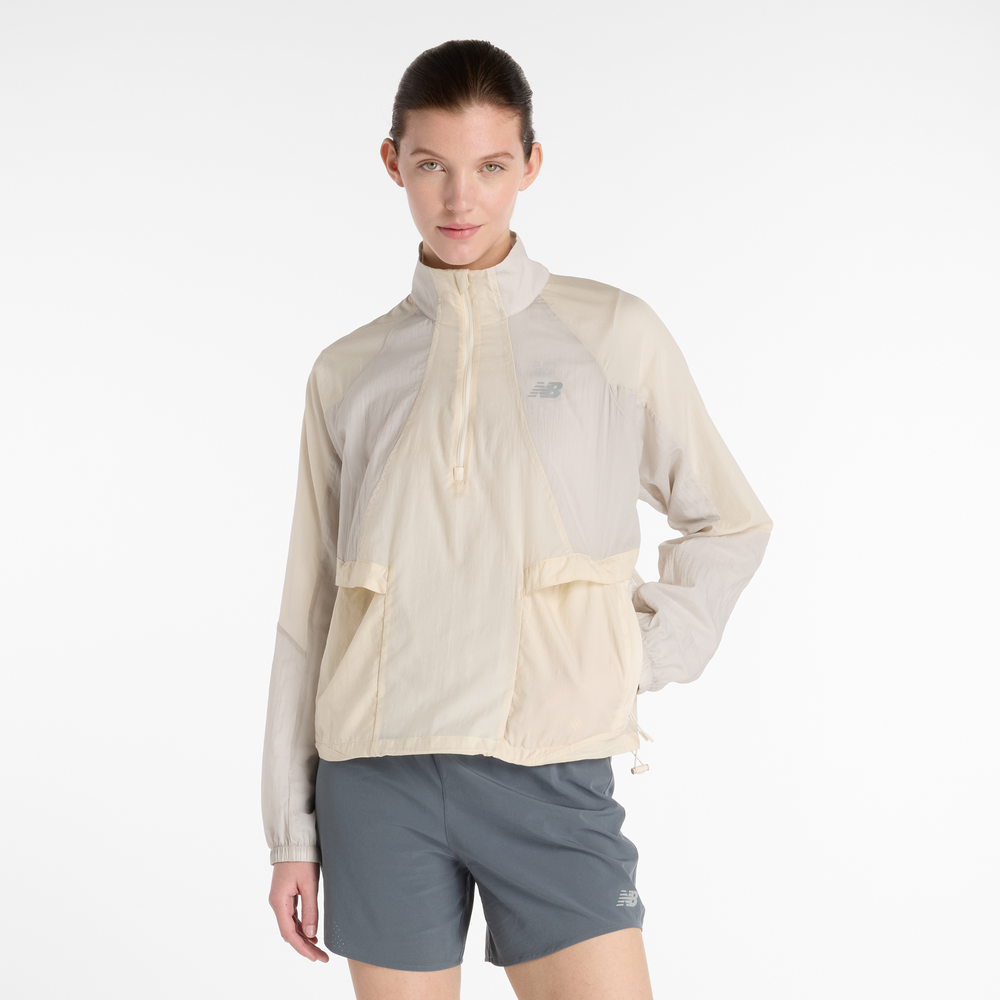 Női dzseki New Balance WO53206LIN – bézs