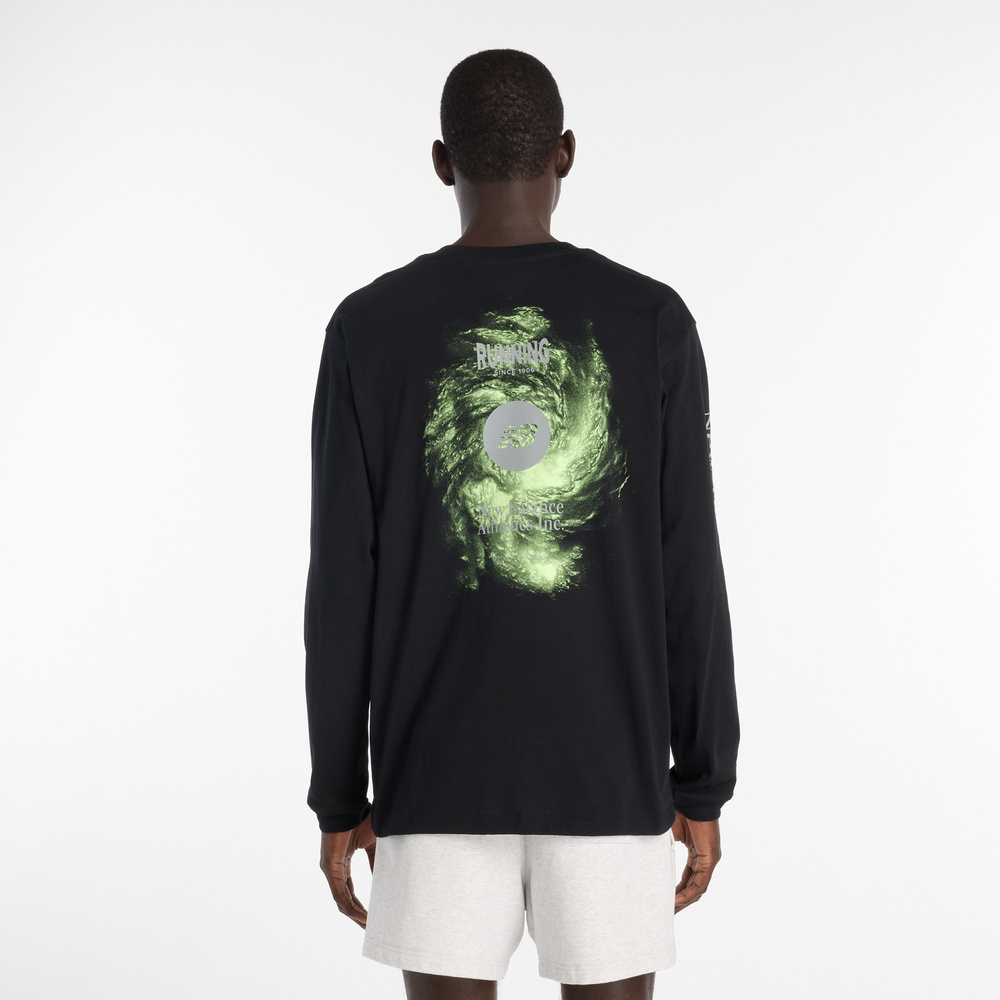 Férfi póló New Balance MT61H4CYBK – fekete