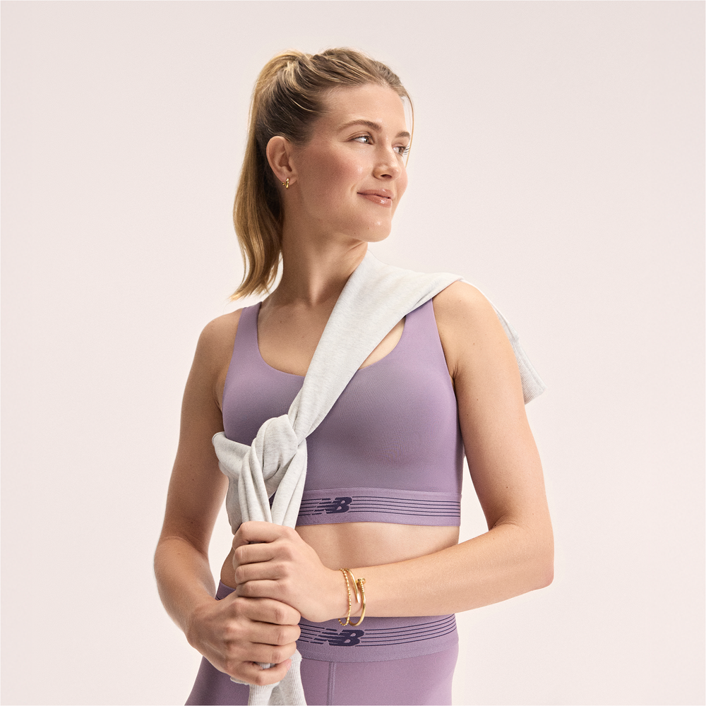 Sport melltartó New Balance WB61Q0QKAA5 – lila