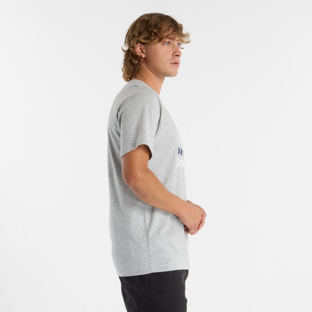 Férfi póló New Balance MT51940AG – szürke