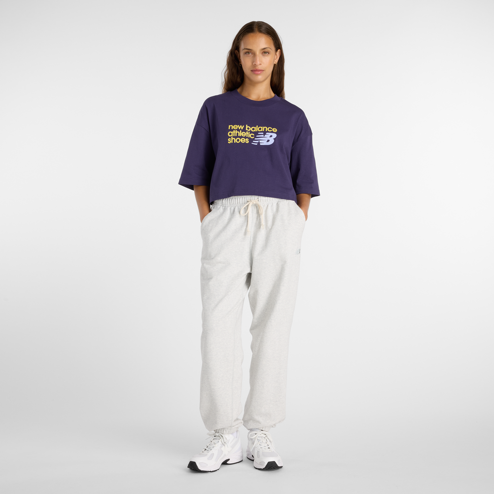 Női póló New Balance WT51908BOY – lila