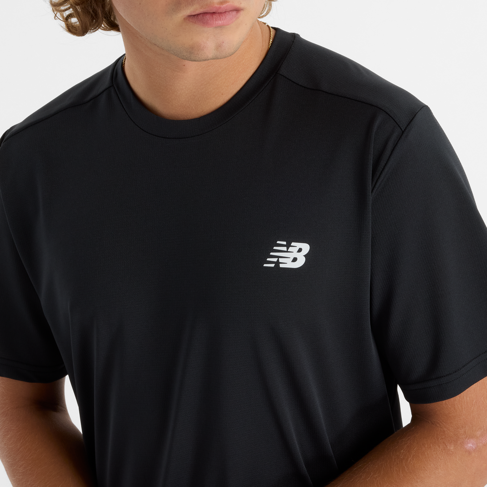 Férfi futópóló New Balance MT51801BK – fekete
